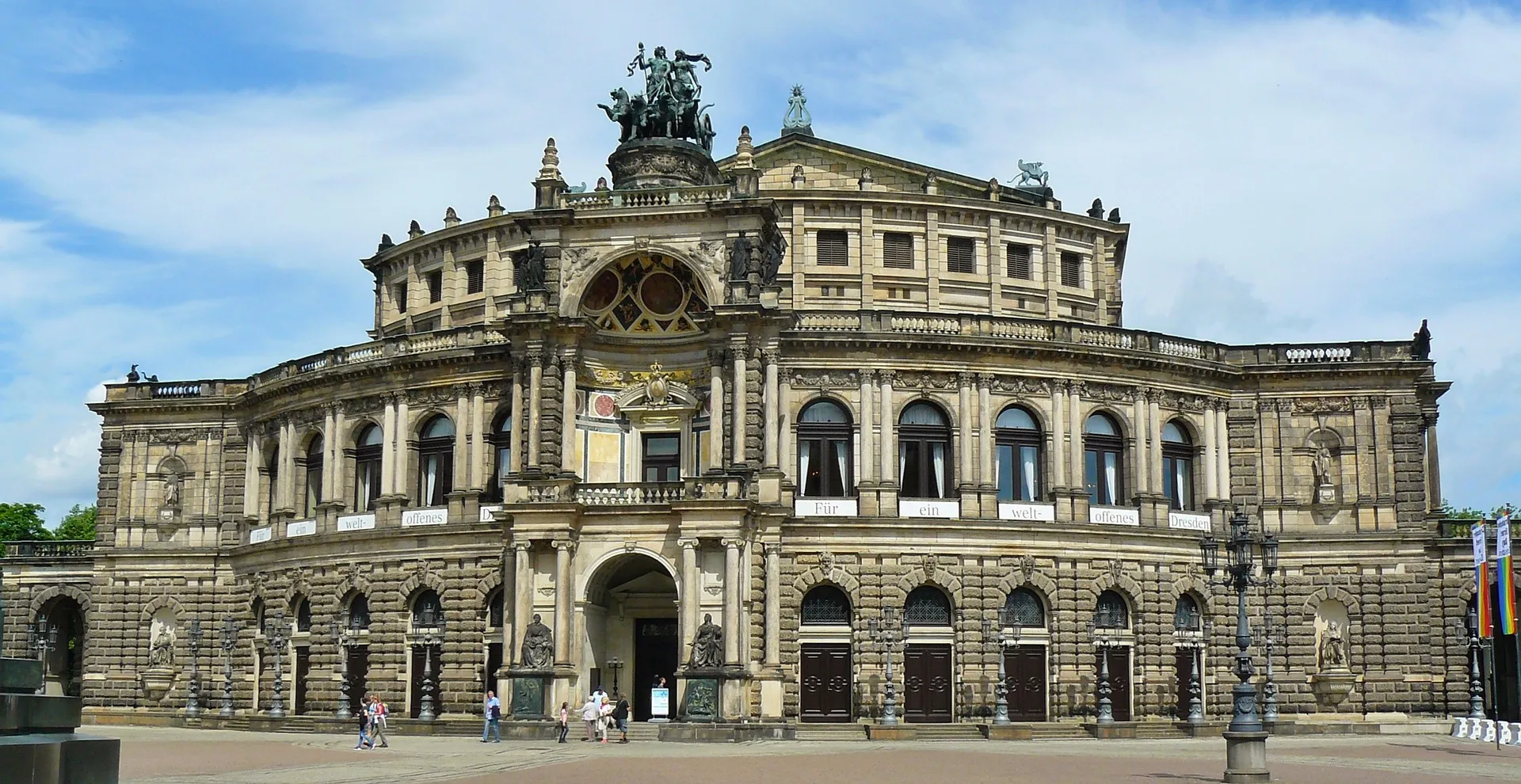 The “Semperoper”, Dresden’s opera house.